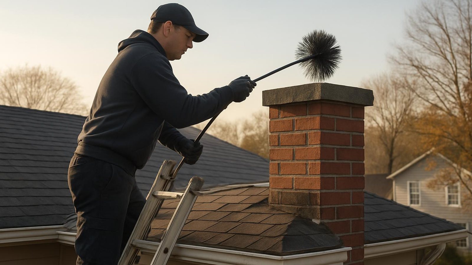 Practical chimney sweep & inspection in Decatur